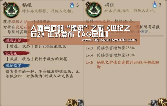 人面岩石的“摇滚”之旅《世纪之石2》正式发布【AG足球】(图2) AG足球